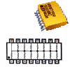 Array de resistencias SMD conectadas